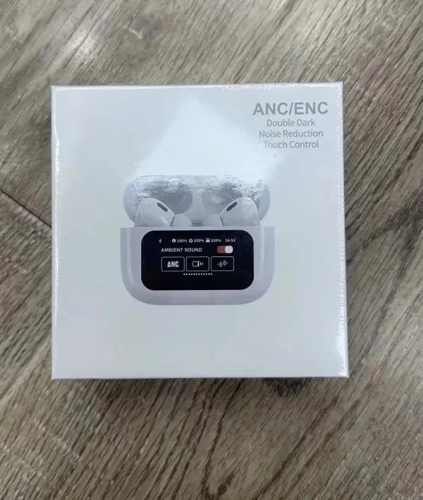 A9 Pro Wireless Bluetooth Headphones Anc Noise Reduction Headset Led Touch