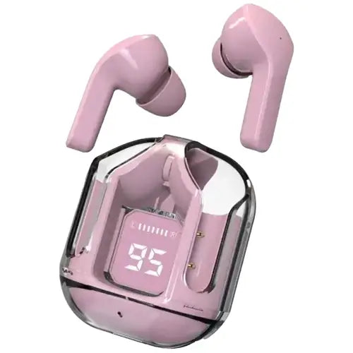 Crystal Transparent Case With Type-c Charging | Earbuds Bluetooth 5.3 (without Pouch)