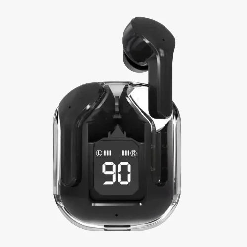 Crystal Transparent Case With Type-c Charging | Earbuds Bluetooth 5.3 (without Pouch)