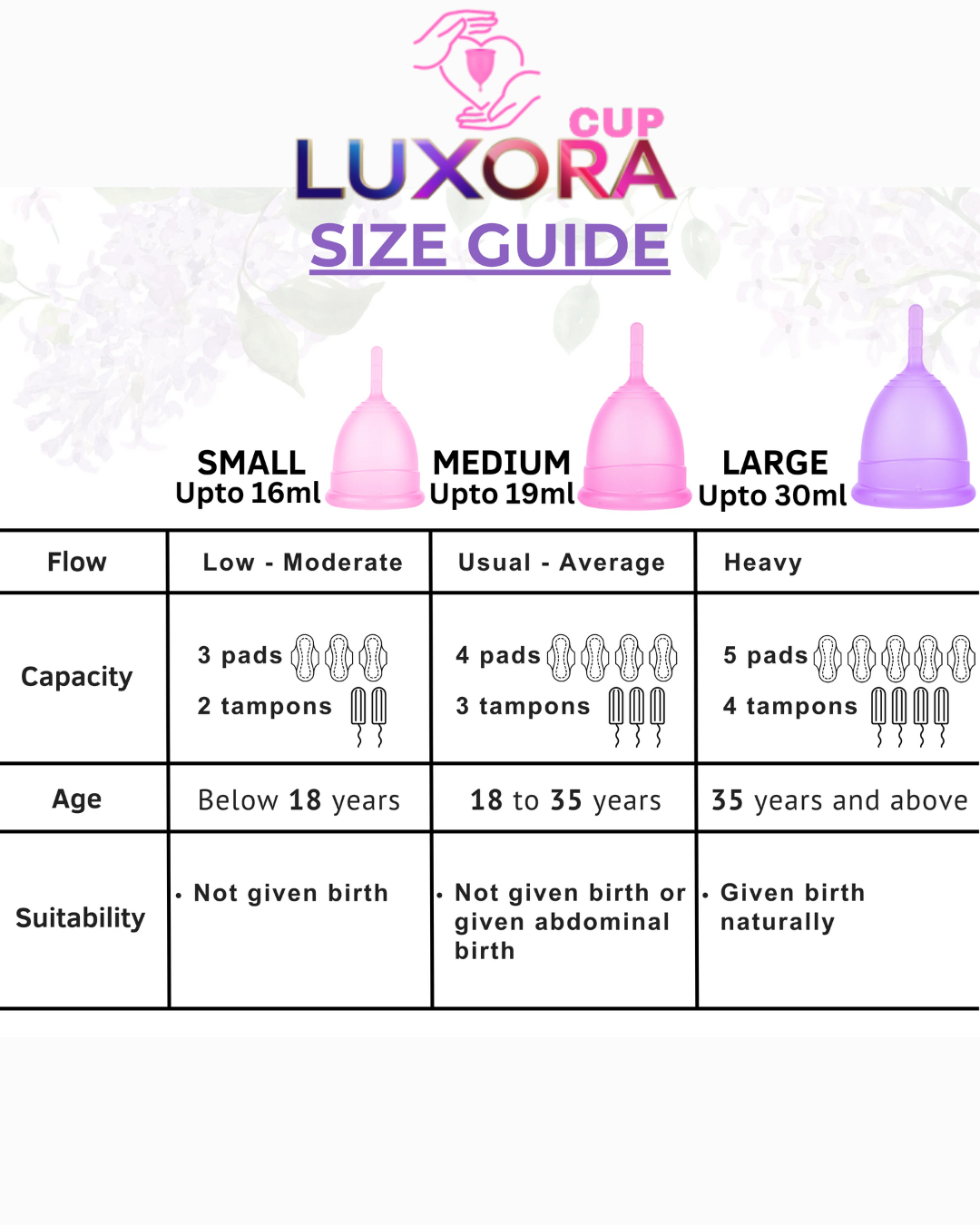 Menstural Cup Medical Aproved Silicon