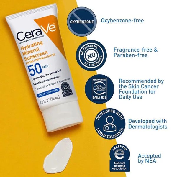 Cerave 4 In 1 Skincare Kit Night Cream, Sunblock, Cleanser & Serum For Radiant Skin (H)