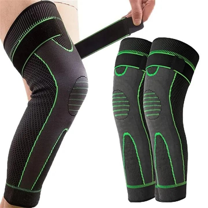 Knee Pads Anti-slip Knee Leg Cover Knee Joint Brace Adult Sports Accessory (R)