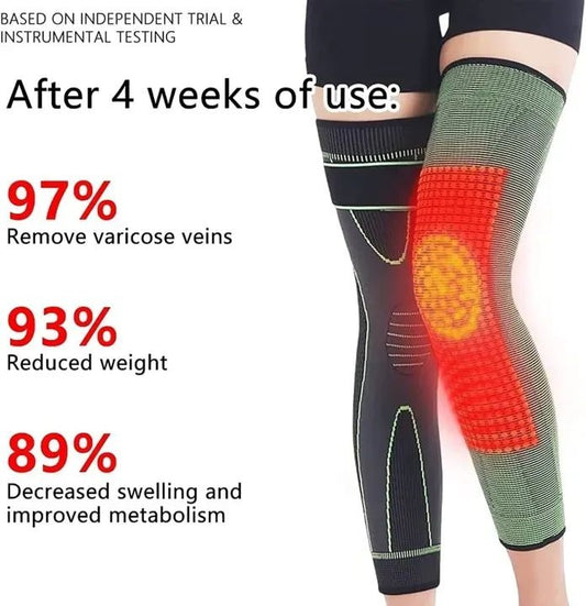 Knee Pads Anti-slip Knee Leg Cover Knee Joint Brace Adult Sports Accessory (R)