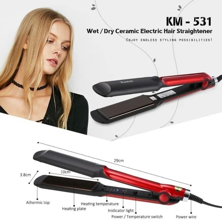 Kemei  Professional Hair Straightener