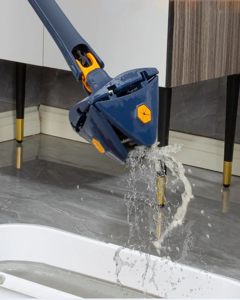 360 Twist Triangle Mop Window Glass For Home Toilet Bathroom Floor Household Cleaning Ceiling Dusting manual mop