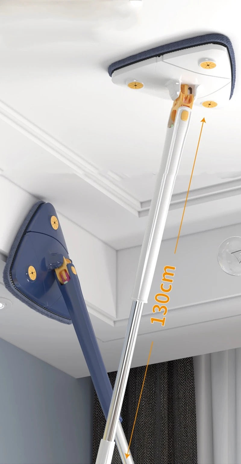 360 Twist Triangle Mop Window Glass For Home Toilet Bathroom Floor Household Cleaning Ceiling Dusting manual mop