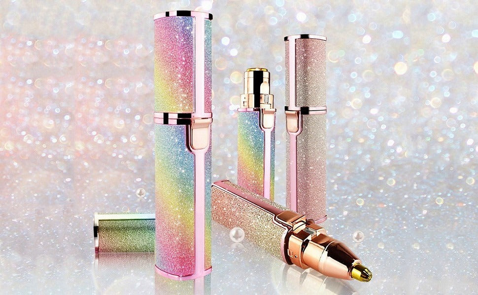 2in1 Electric Eyebrow Trimmer and Shaver Rechargeable Hair Remover (A)