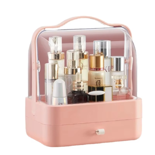 Multi-functional Acrylic Cosmetic Organizer With Multiple Drawers  (H)