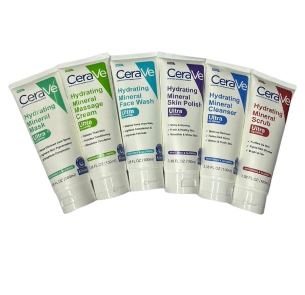 Pack Of 06 Cerave Hydrating Mineral Facial Kit | Best Quality Hydrating Mineral Facial Kit  (H)