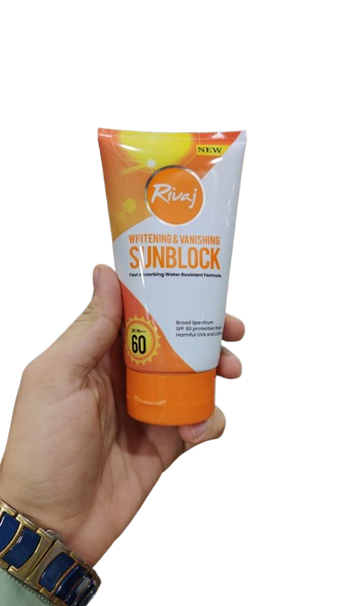 Rivaj Whitening And Vanishing Sunblock Spf 60 (H)